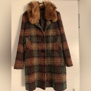 ZARA plaid coat. Size Small. Excellent condition!